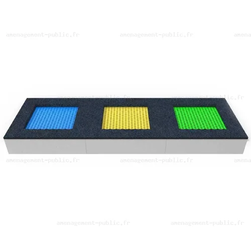 Set Trampolines Carré CR3